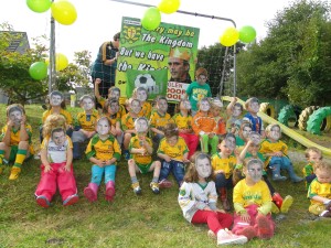 Children at The Glen Outdoor School in Glenswilly are ready for Kerry! (2)