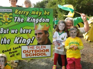McGuinness and Murphy Rally the troops at The Glen Outdoor School in Glenswilly